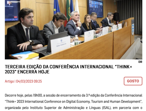 Terceira Edição da Conferência Internacional “Think+ 2023” Encerra Hoje